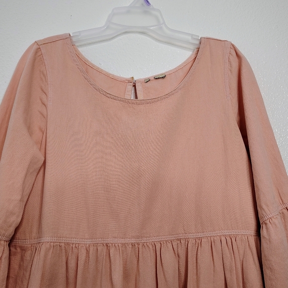 Holding Horses By Anthropologie Lilibet Dip Dye Baby Doll Dress Sz M Cotton. - Picture 7 of 11